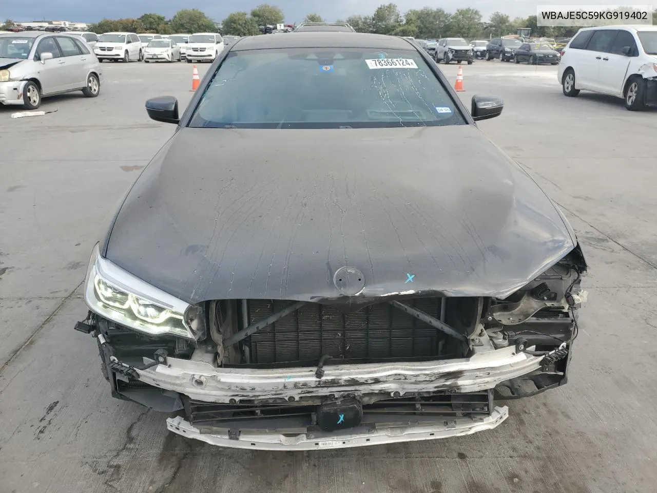 2019 BMW 540 I VIN: WBAJE5C59KG919402 Lot: 78366124