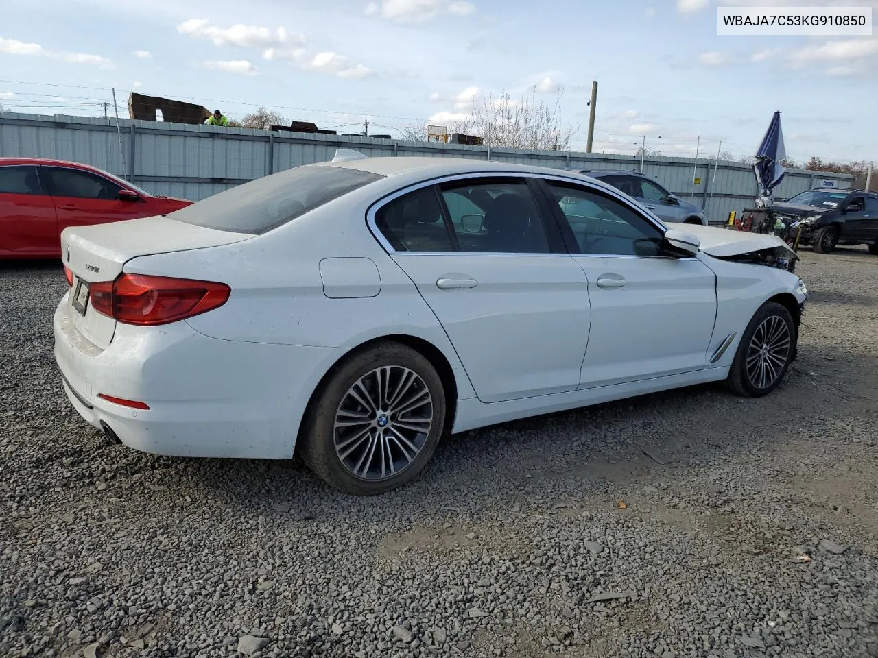 2019 BMW 530 Xi VIN: WBAJA7C53KG910850 Lot: 78582074