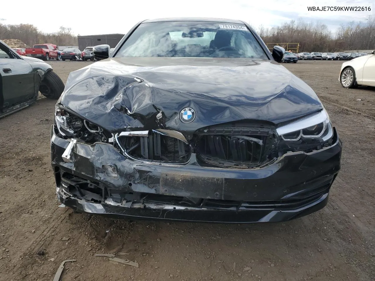 2019 BMW 540 Xi VIN: WBAJE7C59KWW22616 Lot: 79174354