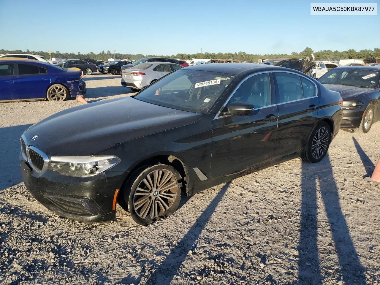 2019 BMW 530 I VIN: WBAJA5C50KBX87977 Lot: 80748134