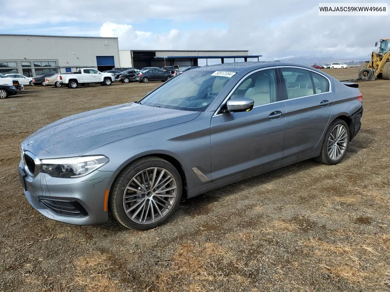 2019 BMW 530 I VIN: WBAJA5C59KWW49668 Lot: 80912094