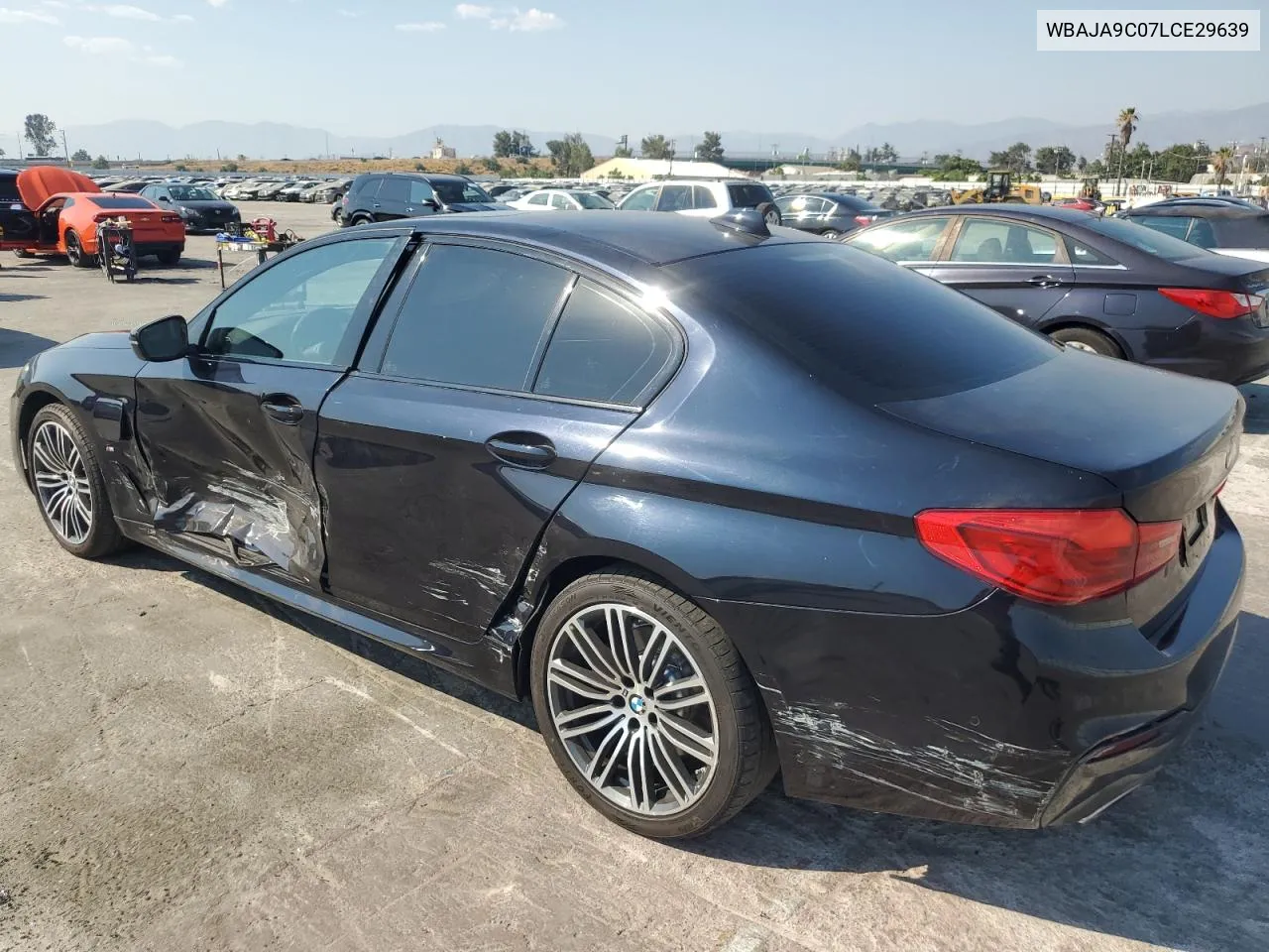 2020 BMW 530E VIN: WBAJA9C07LCE29639 Lot: 61060884