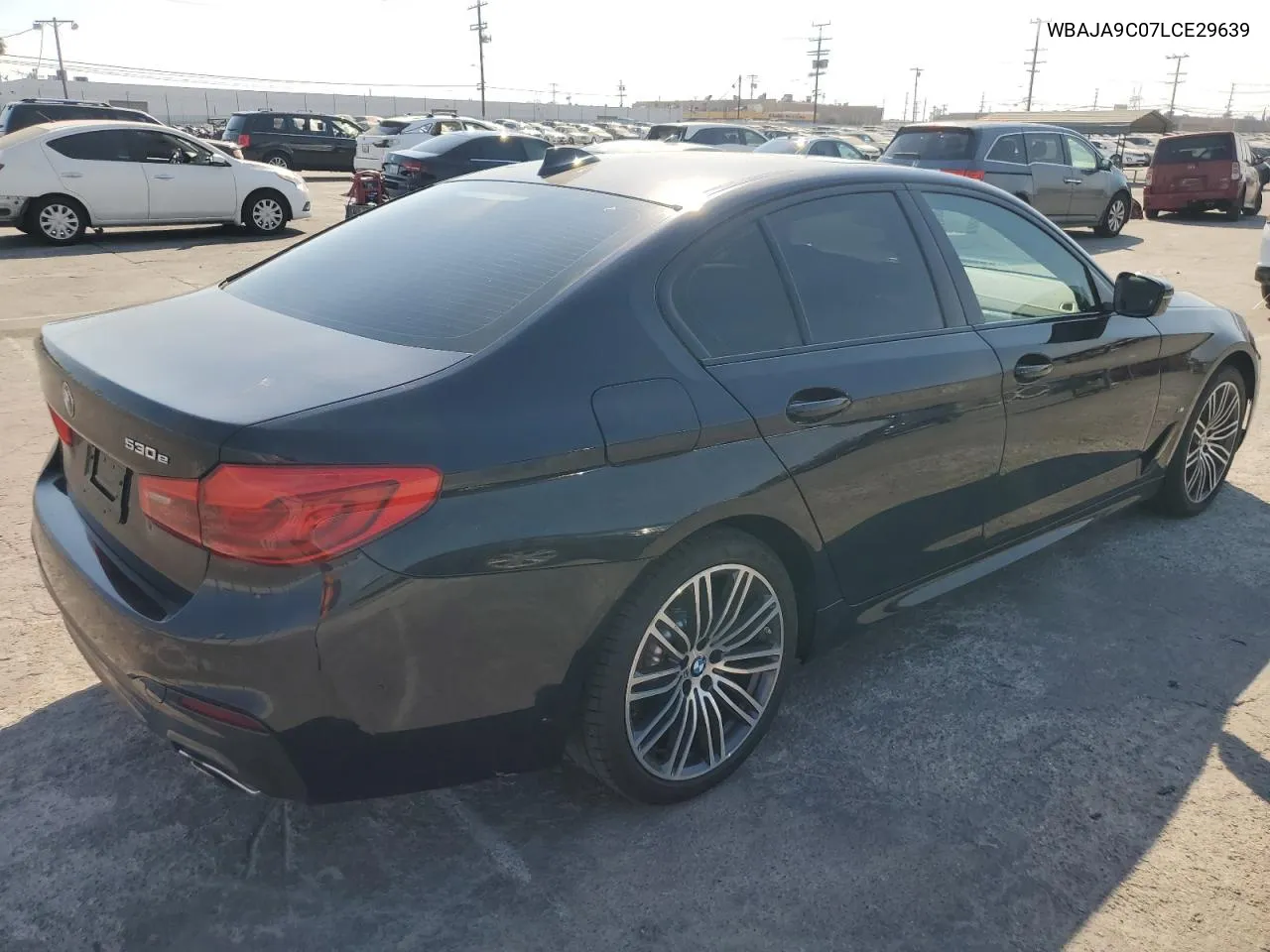 2020 BMW 530E VIN: WBAJA9C07LCE29639 Lot: 61060884