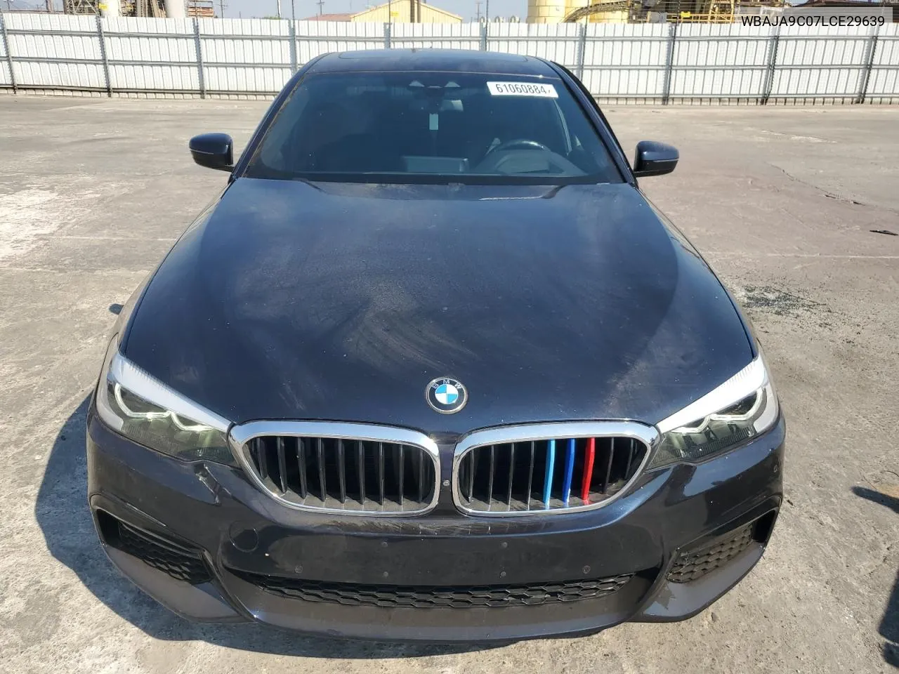 2020 BMW 530E VIN: WBAJA9C07LCE29639 Lot: 61060884