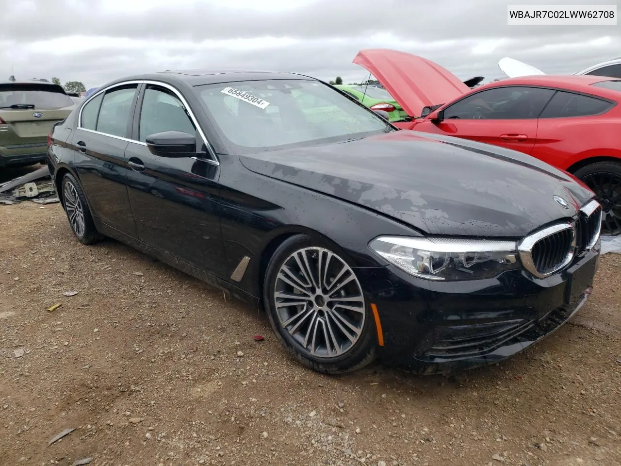 2020 BMW 530 Xi VIN: WBAJR7C02LWW62708 Lot: 65849304