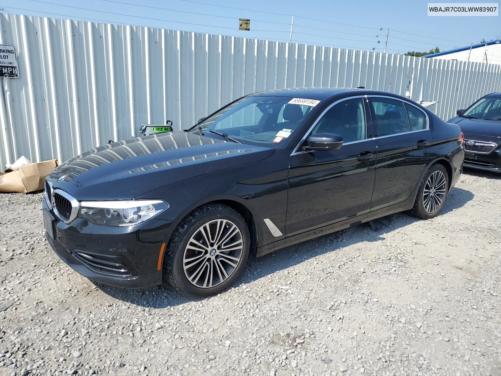 2020 BMW 530 Xi VIN: WBAJR7C03LWW83907 Lot: 68699194