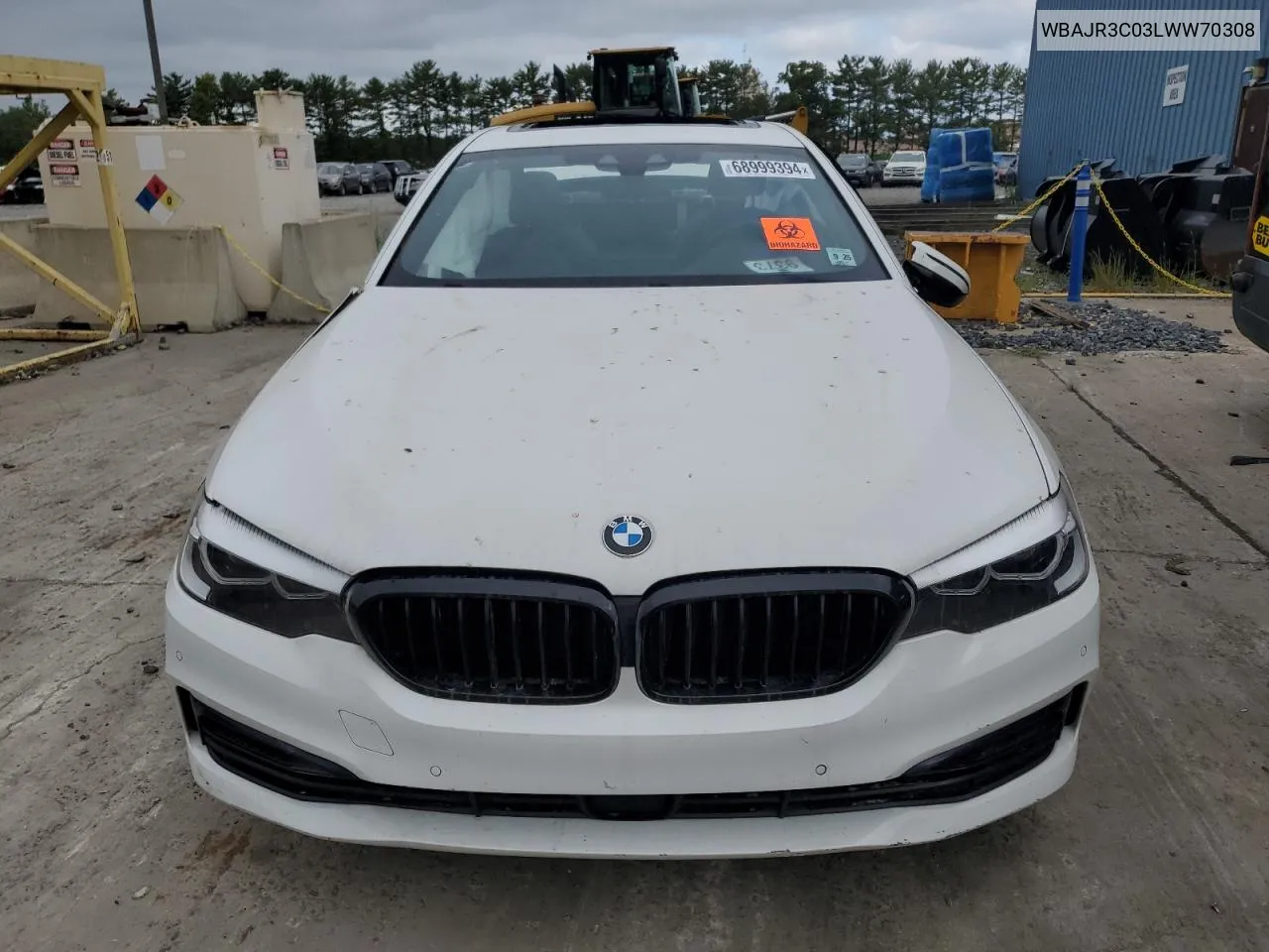 2020 BMW 530 I VIN: WBAJR3C03LWW70308 Lot: 68999394