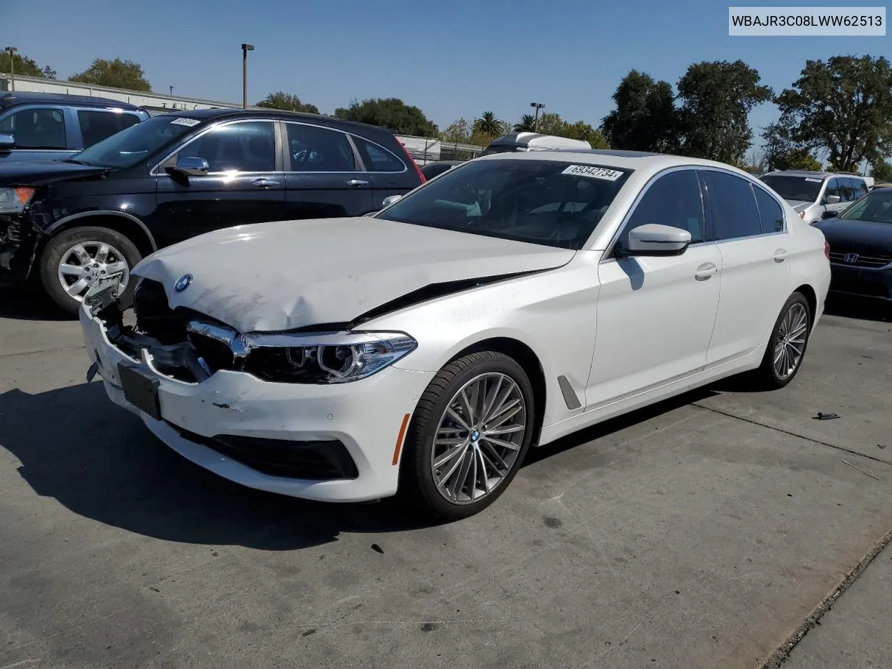 2020 BMW 530 I VIN: WBAJR3C08LWW62513 Lot: 69342734