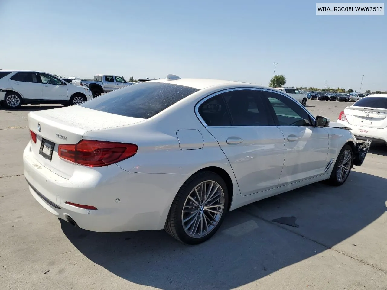 2020 BMW 530 I VIN: WBAJR3C08LWW62513 Lot: 69342734