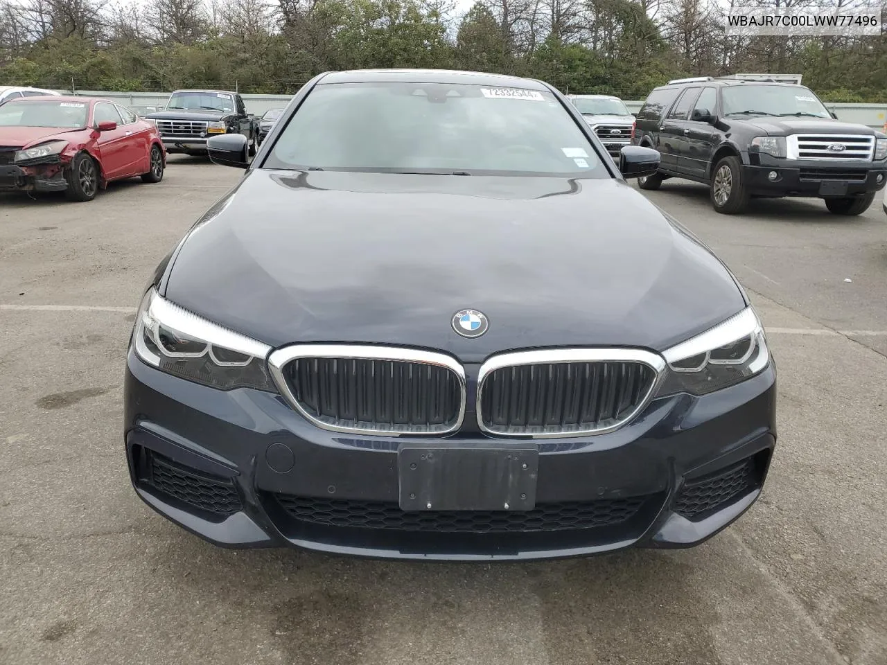 2020 BMW 530 Xi VIN: WBAJR7C00LWW77496 Lot: 72332544