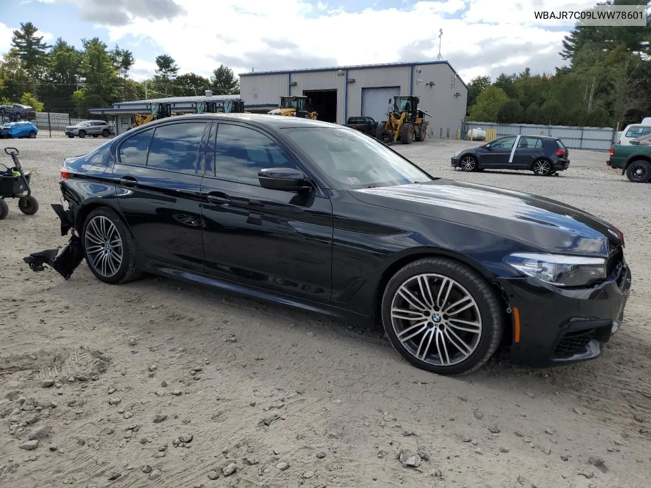 2020 BMW 530 Xi VIN: WBAJR7C09LWW78601 Lot: 72559324