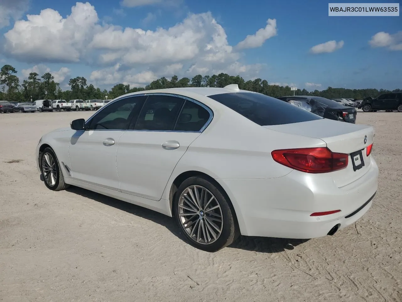 2020 BMW 530 I VIN: WBAJR3C01LWW63535 Lot: 72792804