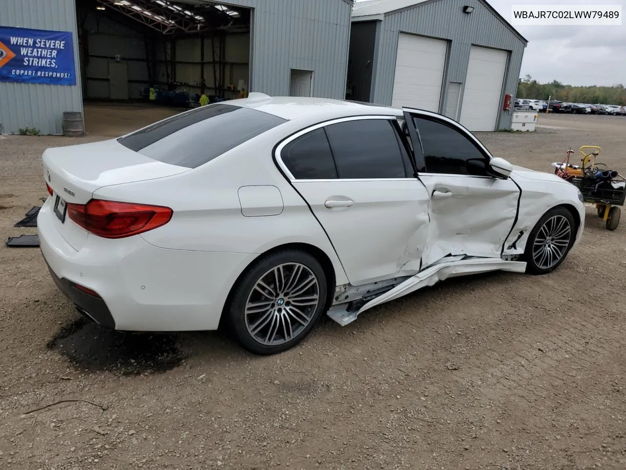 2020 BMW 530 Xi VIN: WBAJR7C02LWW79489 Lot: 72994974