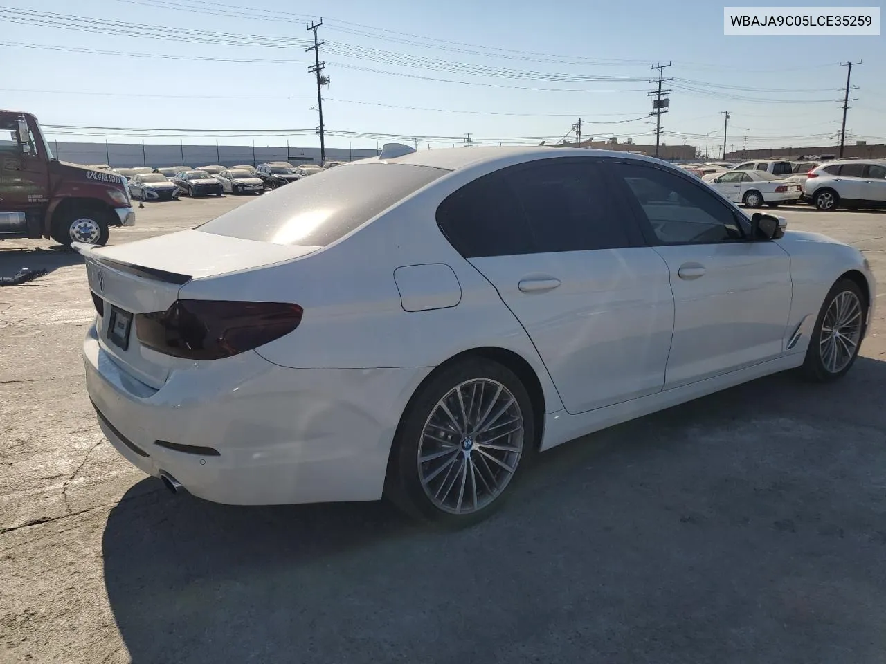 2020 BMW 530E VIN: WBAJA9C05LCE35259 Lot: 73673844