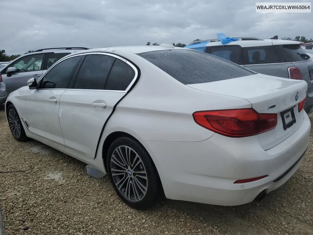 2020 BMW 530 Xi VIN: WBAJR7C0XLWW65064 Lot: 73801114