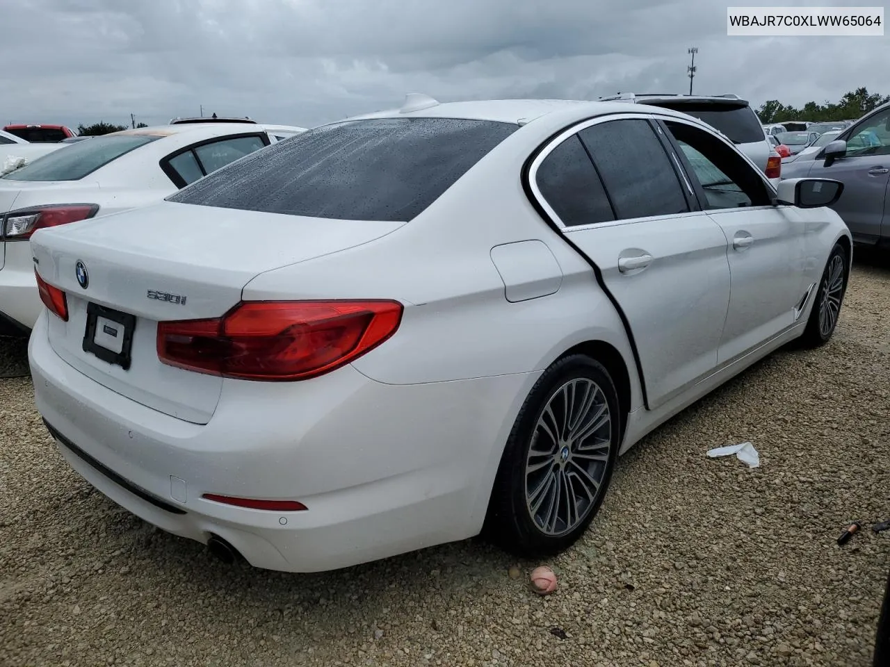 2020 BMW 530 Xi VIN: WBAJR7C0XLWW65064 Lot: 73801114