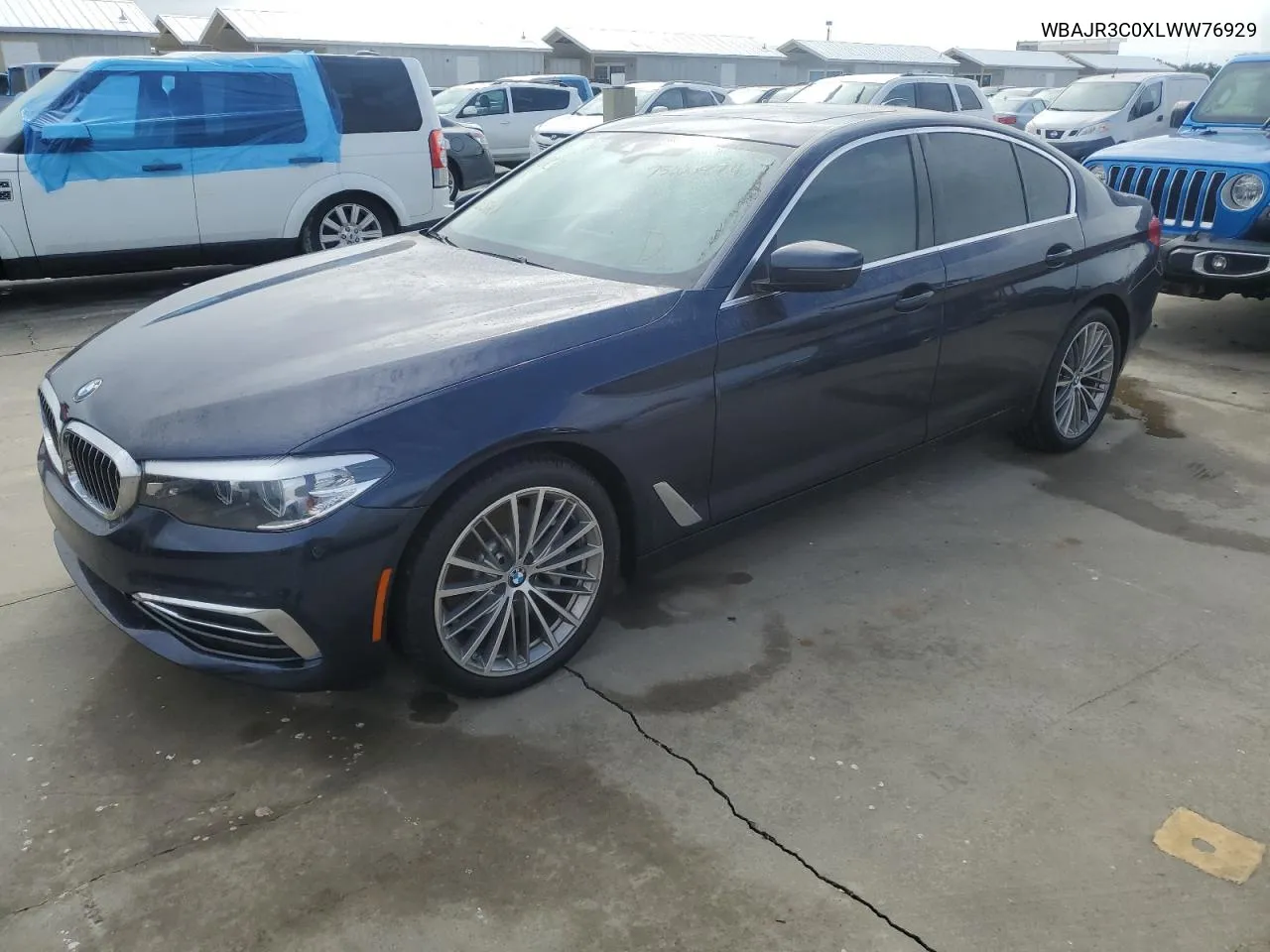 2020 BMW 530 I VIN: WBAJR3C0XLWW76929 Lot: 75000874