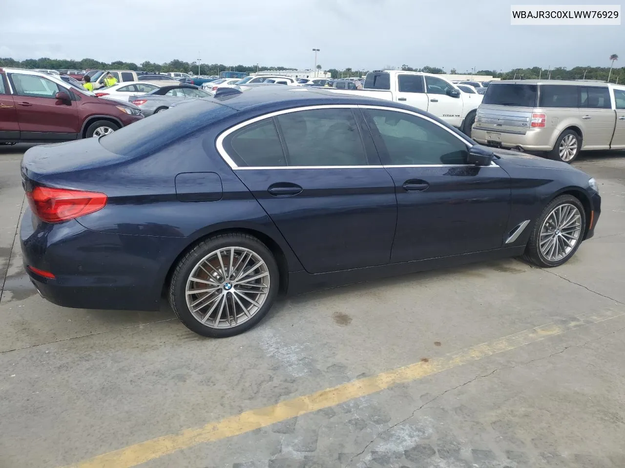 2020 BMW 530 I VIN: WBAJR3C0XLWW76929 Lot: 75000874