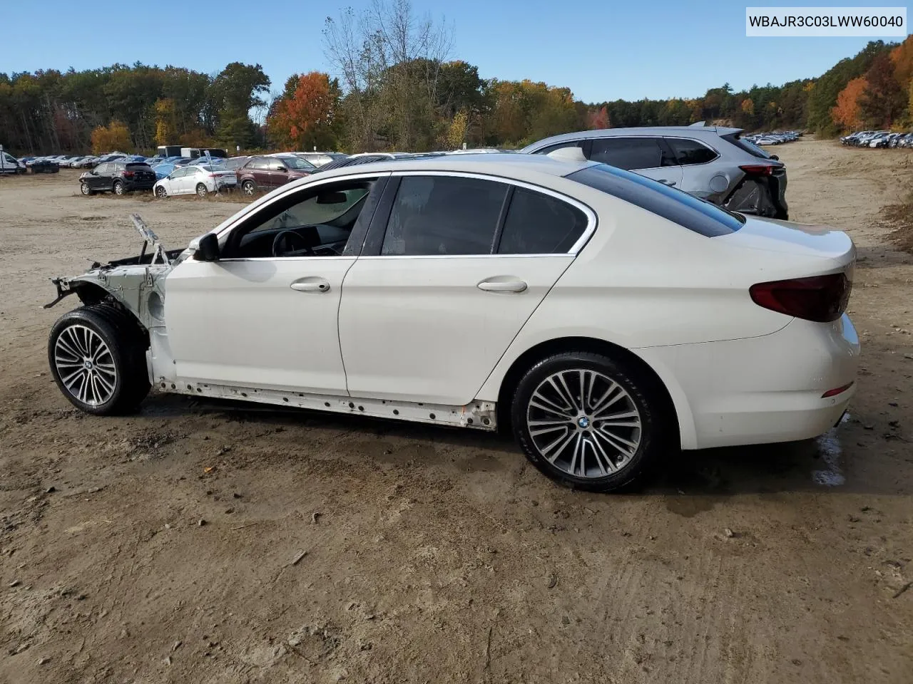 2020 BMW 530 I VIN: WBAJR3C03LWW60040 Lot: 76303974