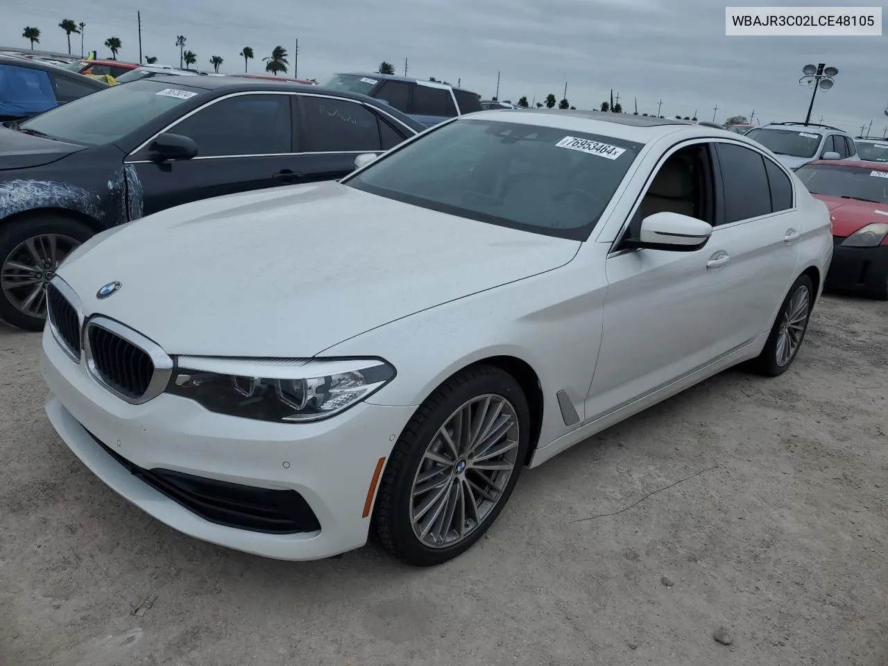 2020 BMW 530 I VIN: WBAJR3C02LCE48105 Lot: 76953464