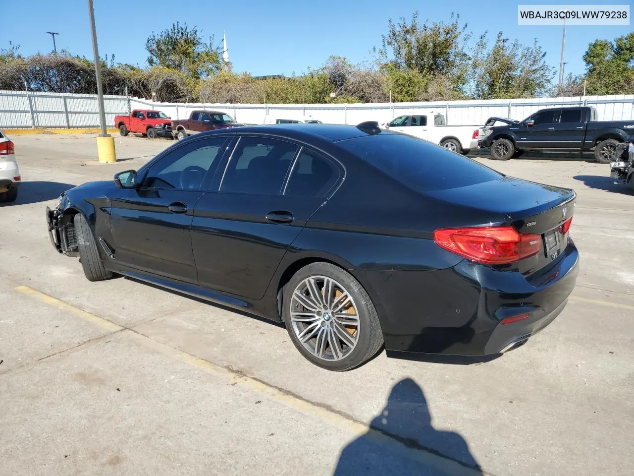 2020 BMW 530 I VIN: WBAJR3C09LWW79238 Lot: 80727044