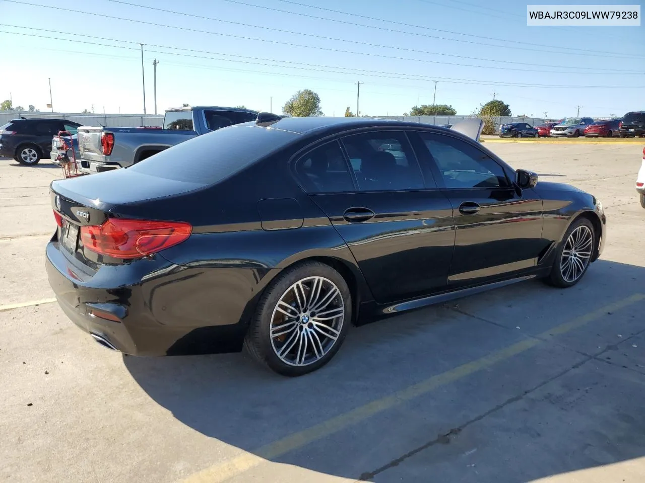 2020 BMW 530 I VIN: WBAJR3C09LWW79238 Lot: 80727044