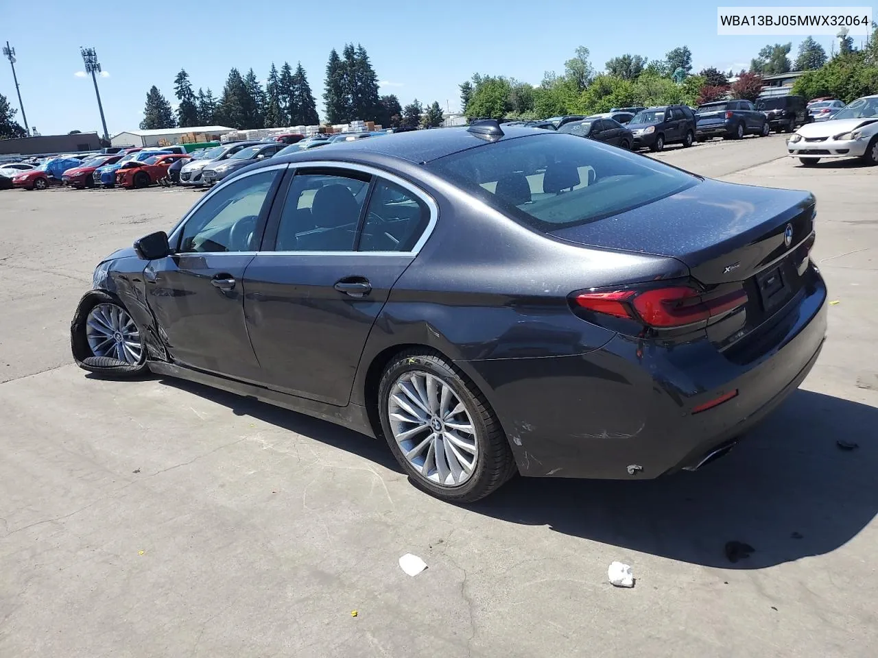 2021 BMW 530 Xi VIN: WBA13BJ05MWX32064 Lot: 56760224