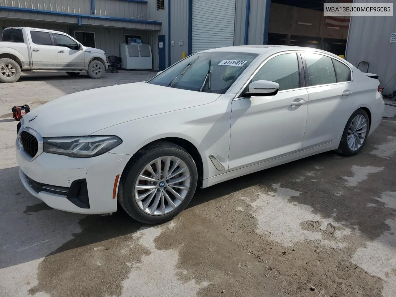 2021 BMW 530 Xi VIN: WBA13BJ00MCF95085 Lot: 61516874