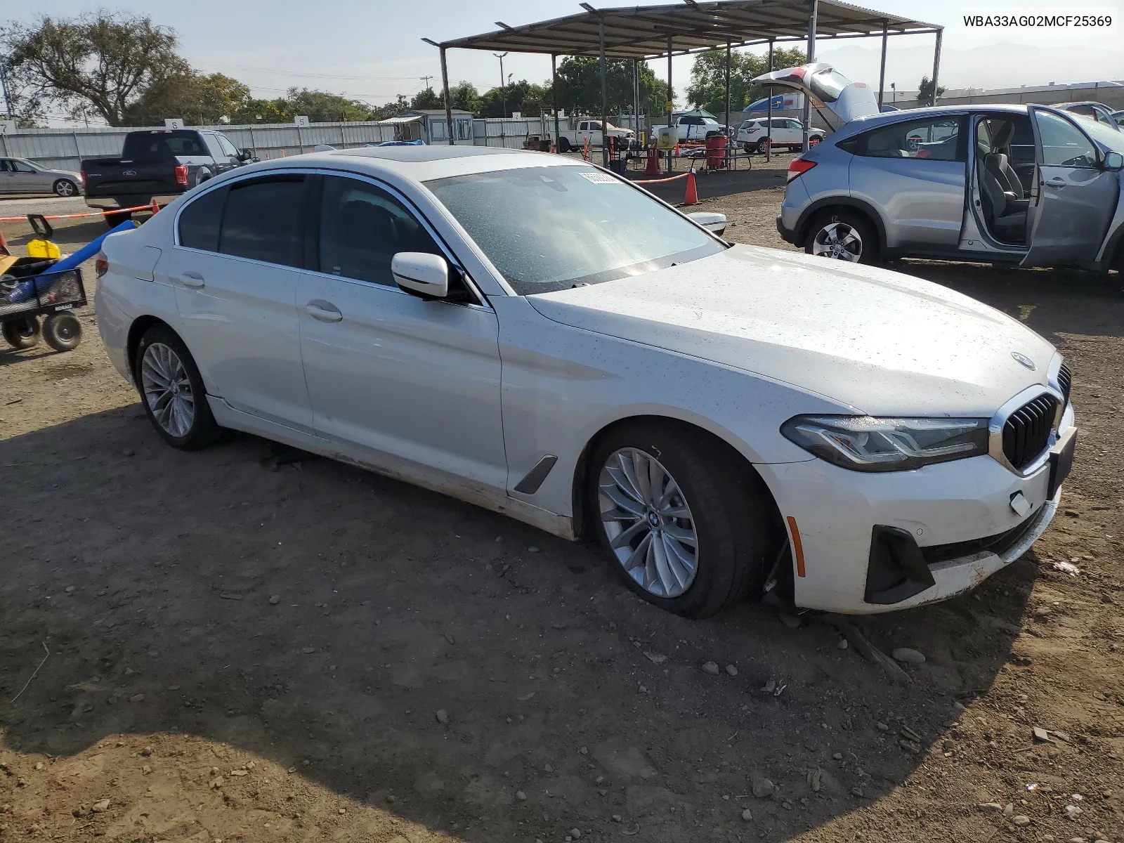 2021 BMW 530Xe VIN: WBA33AG02MCF25369 Lot: 66592334