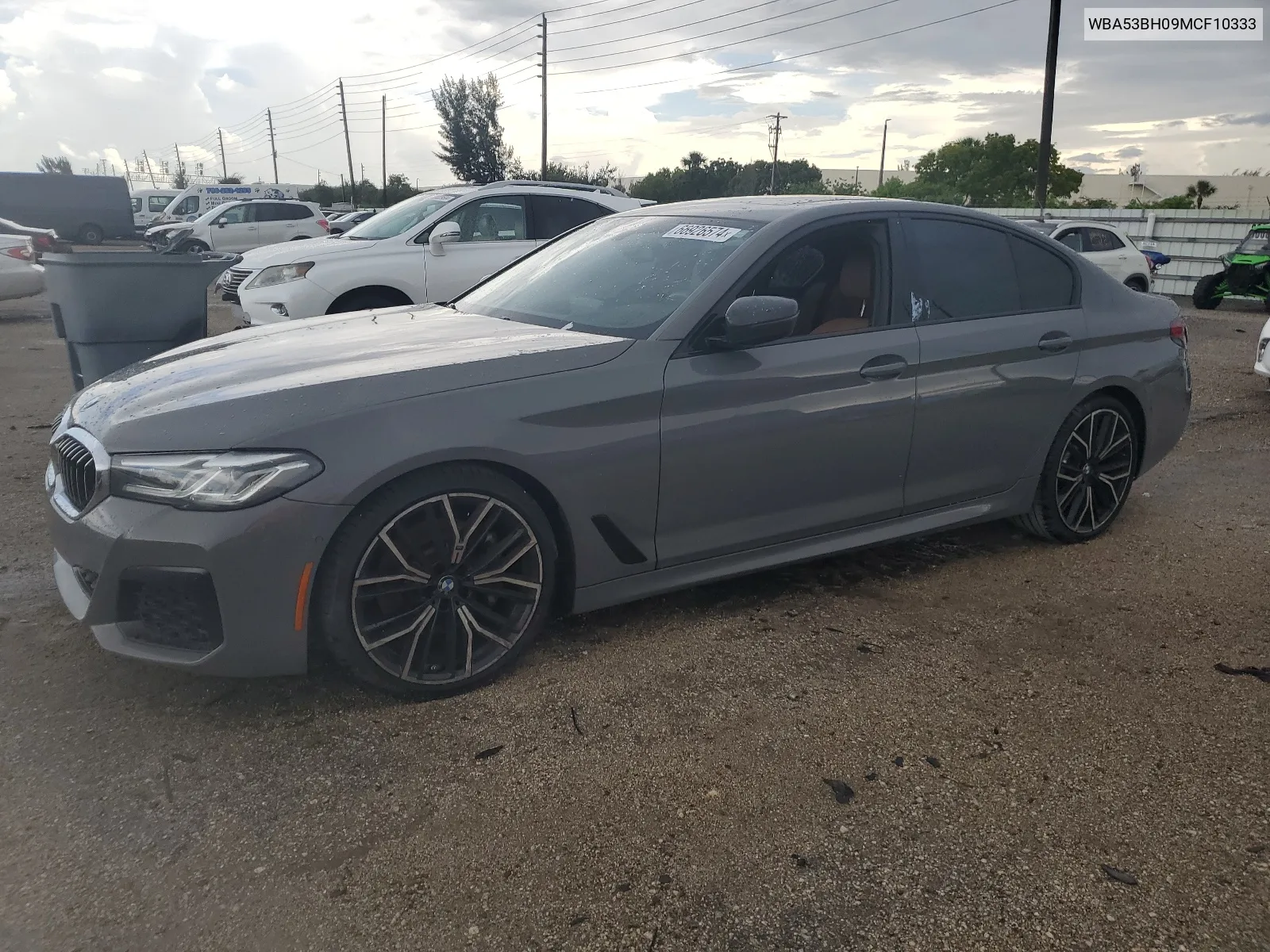 2021 BMW 530 I VIN: WBA53BH09MCF10333 Lot: 66926574