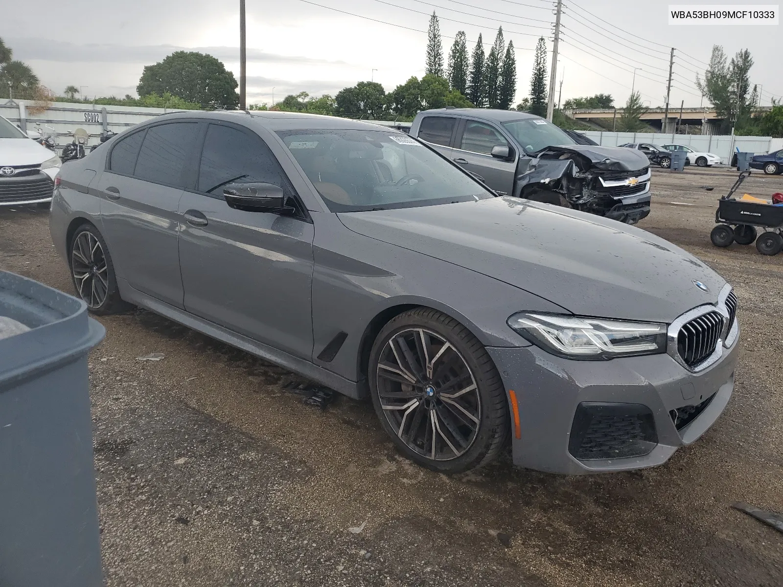 2021 BMW 530 I VIN: WBA53BH09MCF10333 Lot: 66926574