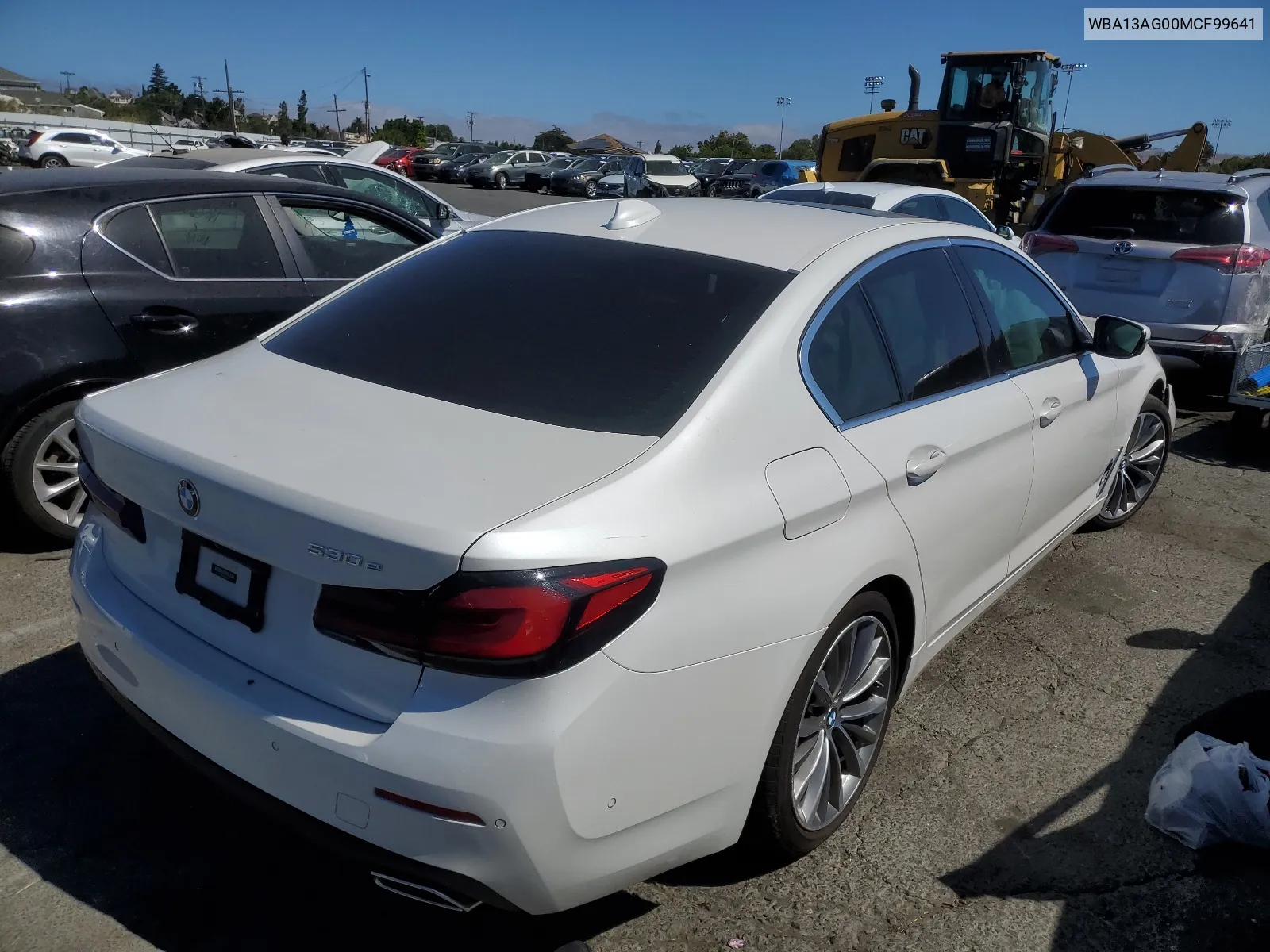 2021 BMW 530E VIN: WBA13AG00MCF99641 Lot: 67099134