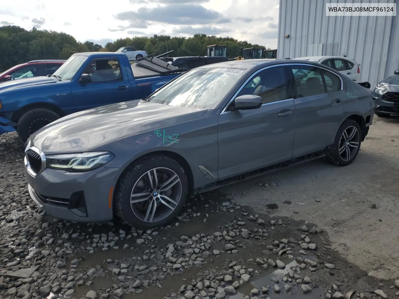 2021 BMW 540 Xi VIN: WBA73BJ08MCF96124 Lot: 73649134