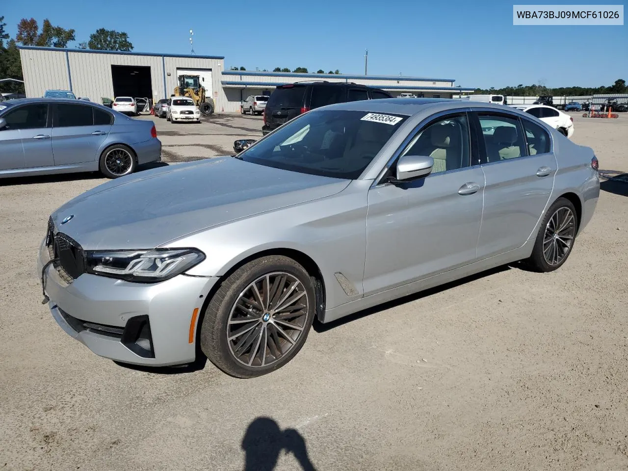 2021 BMW 540 Xi VIN: WBA73BJ09MCF61026 Lot: 74935384