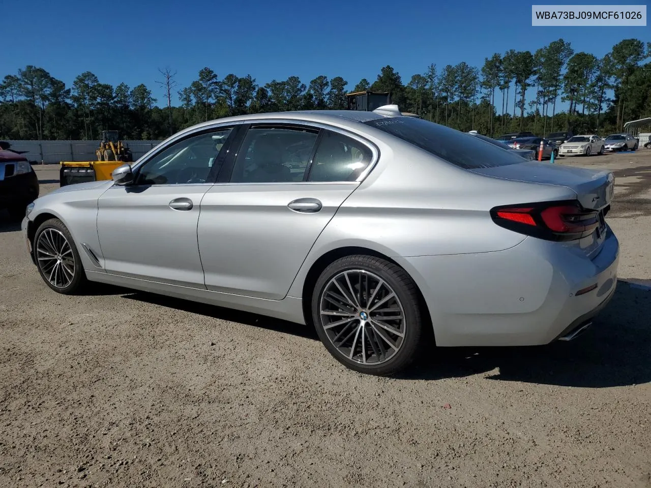 2021 BMW 540 Xi VIN: WBA73BJ09MCF61026 Lot: 74935384