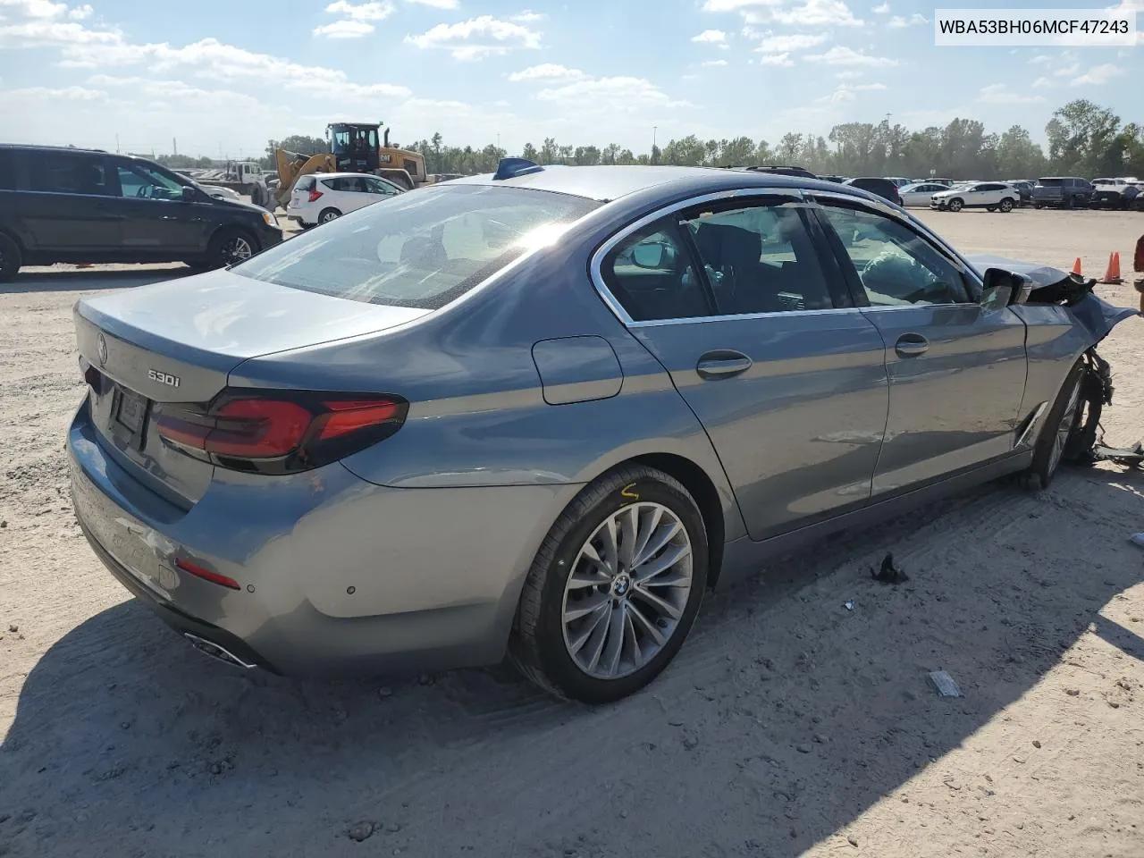 2021 BMW 530 I VIN: WBA53BH06MCF47243 Lot: 74962554