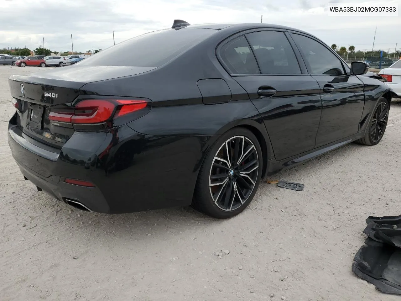 2021 BMW 540 I VIN: WBA53BJ02MCG07383 Lot: 78029434