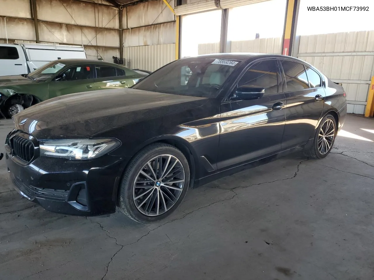 2021 BMW 530 I VIN: WBA53BH01MCF73992 Lot: 78869284