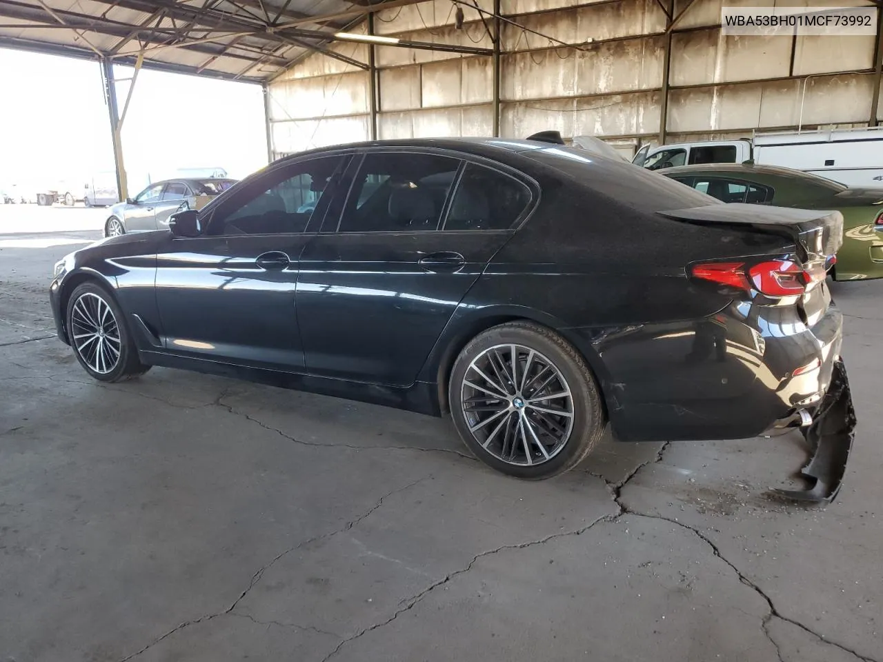 2021 BMW 530 I VIN: WBA53BH01MCF73992 Lot: 78869284