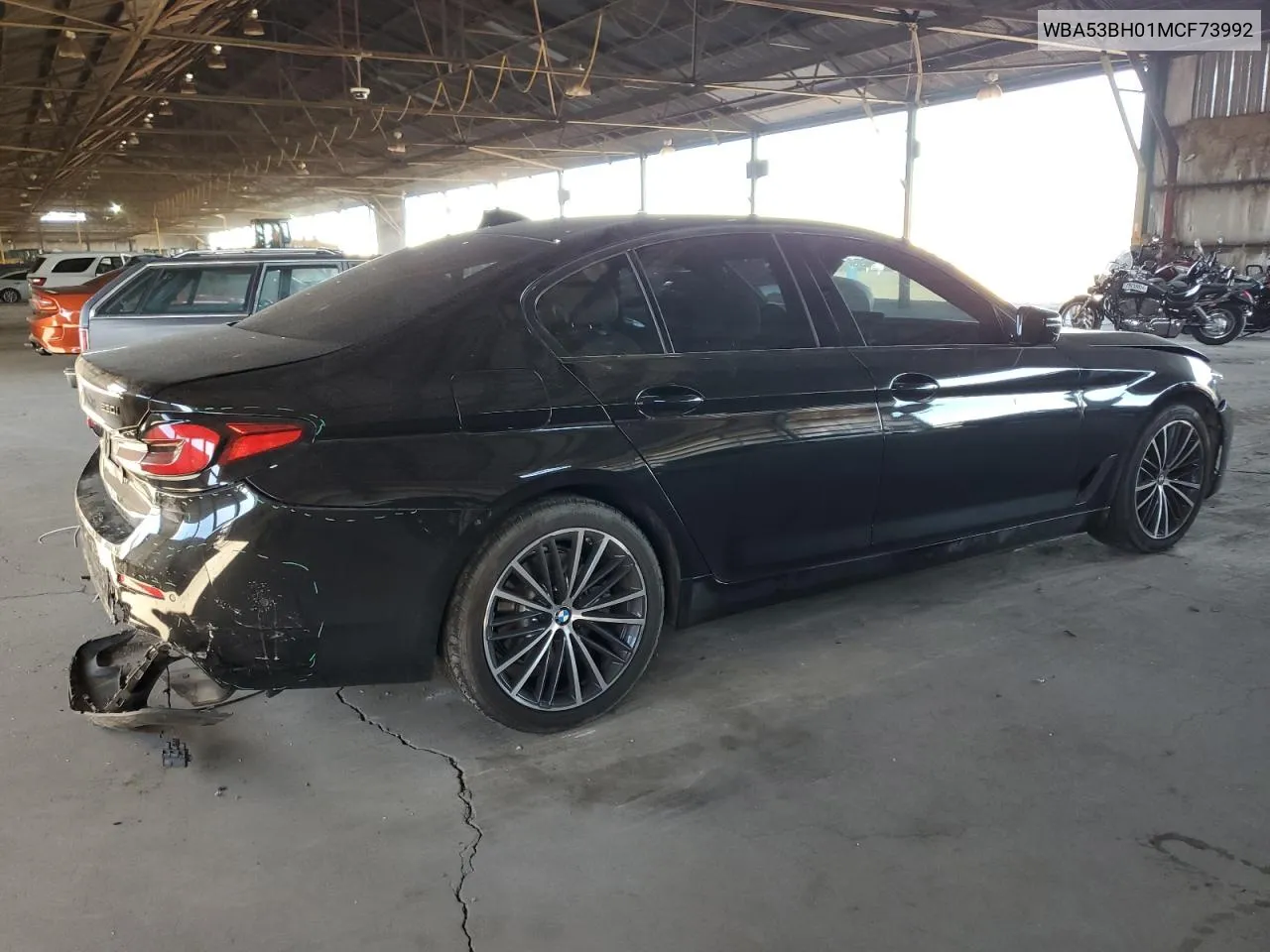 2021 BMW 530 I VIN: WBA53BH01MCF73992 Lot: 78869284