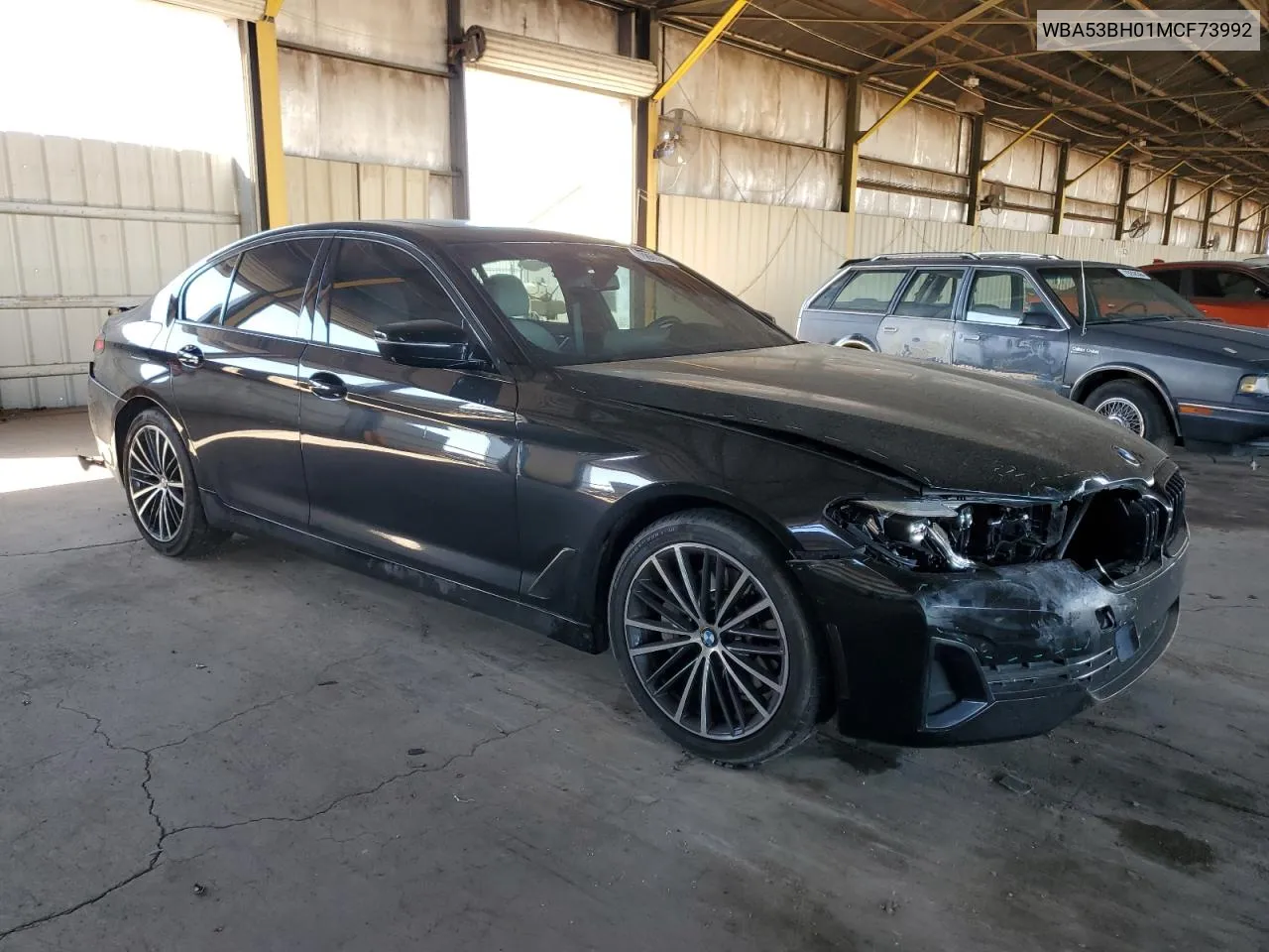 2021 BMW 530 I VIN: WBA53BH01MCF73992 Lot: 78869284