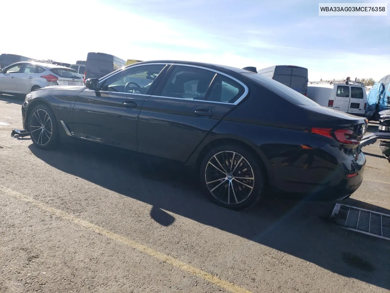 2021 BMW 530Xe VIN: WBA33AG03MCE76358 Lot: 81277574