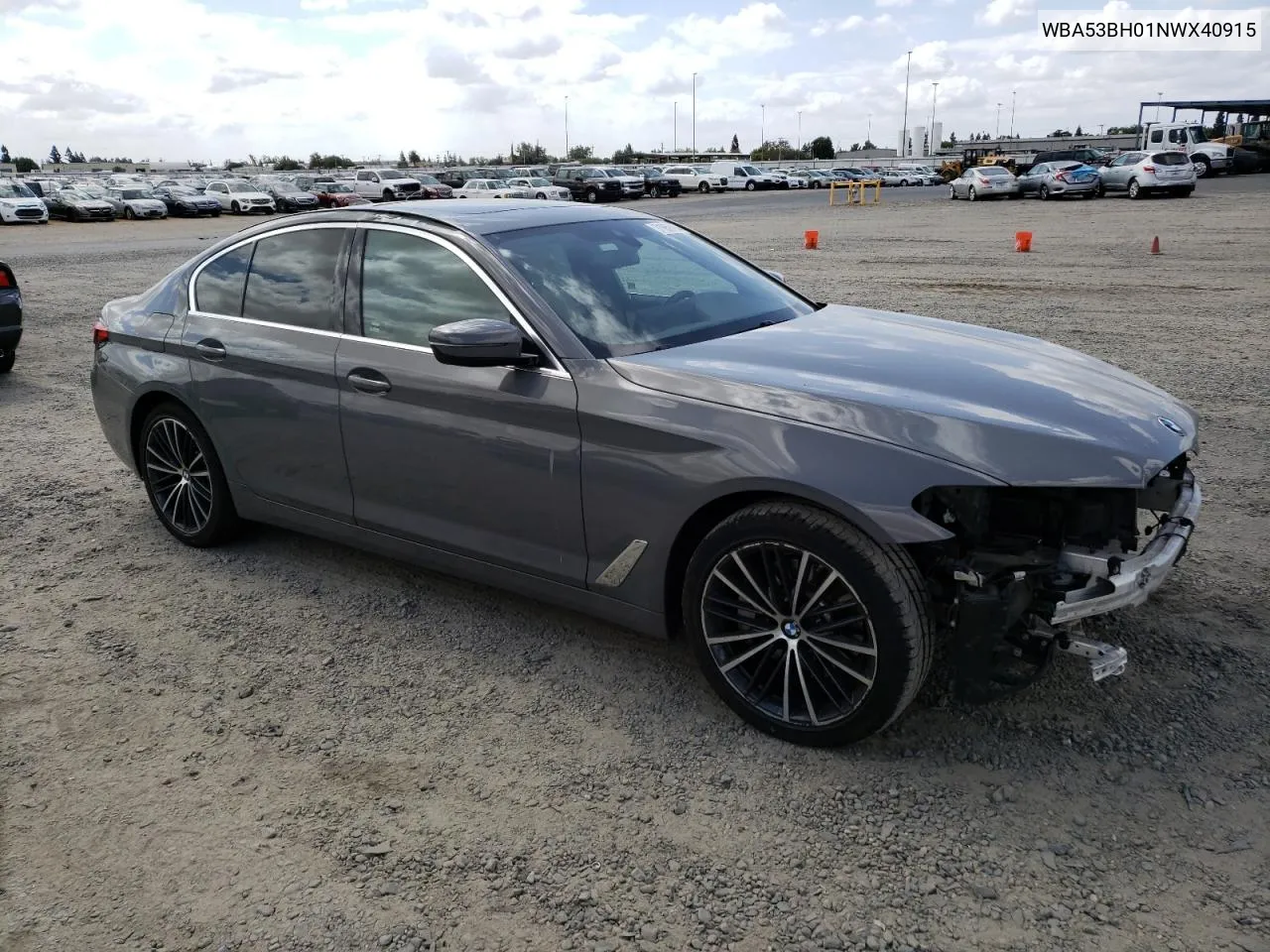 2022 BMW 530 I VIN: WBA53BH01NWX40915 Lot: 71659494