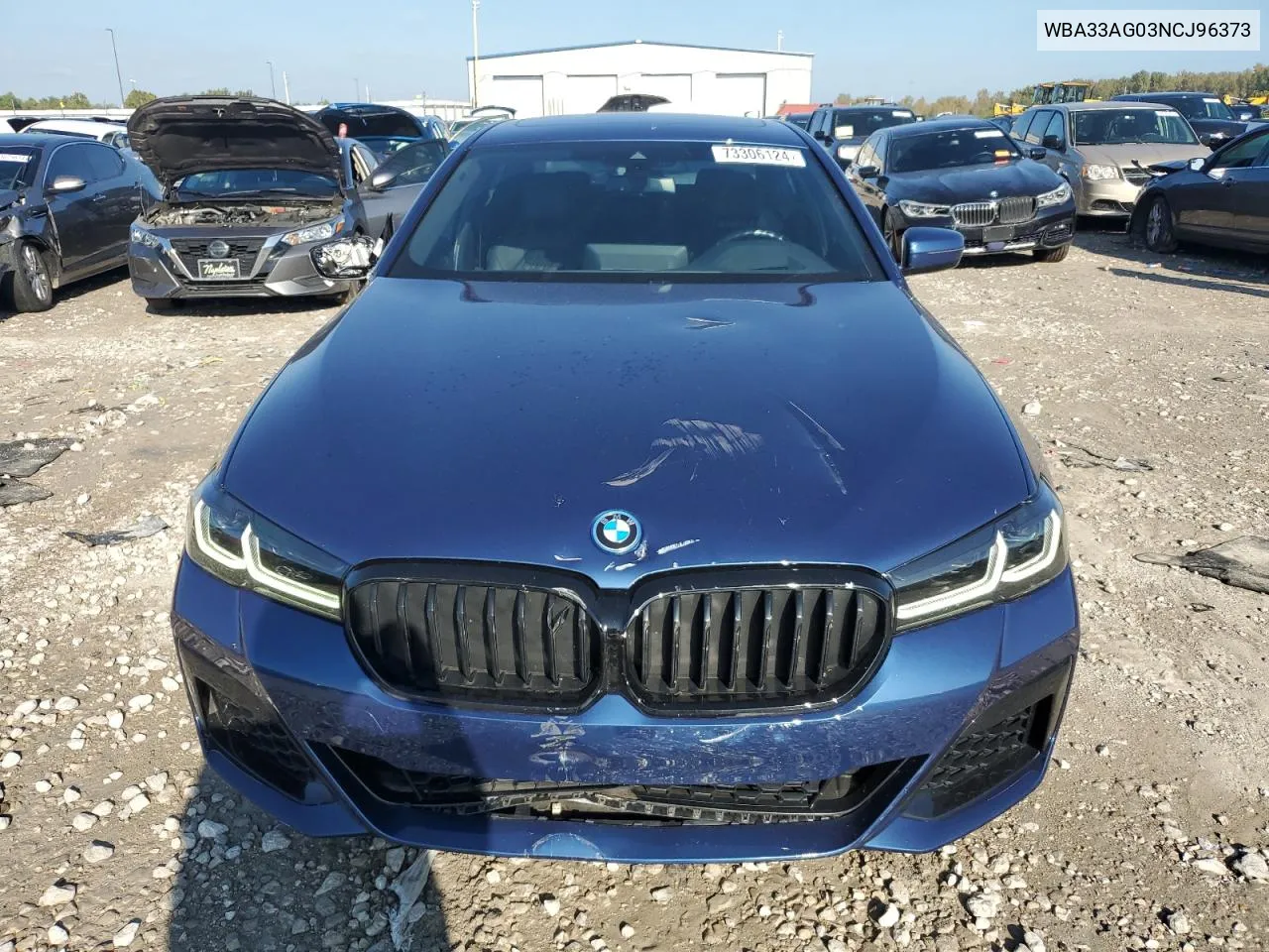 2022 BMW 530Xe VIN: WBA33AG03NCJ96373 Lot: 73306124