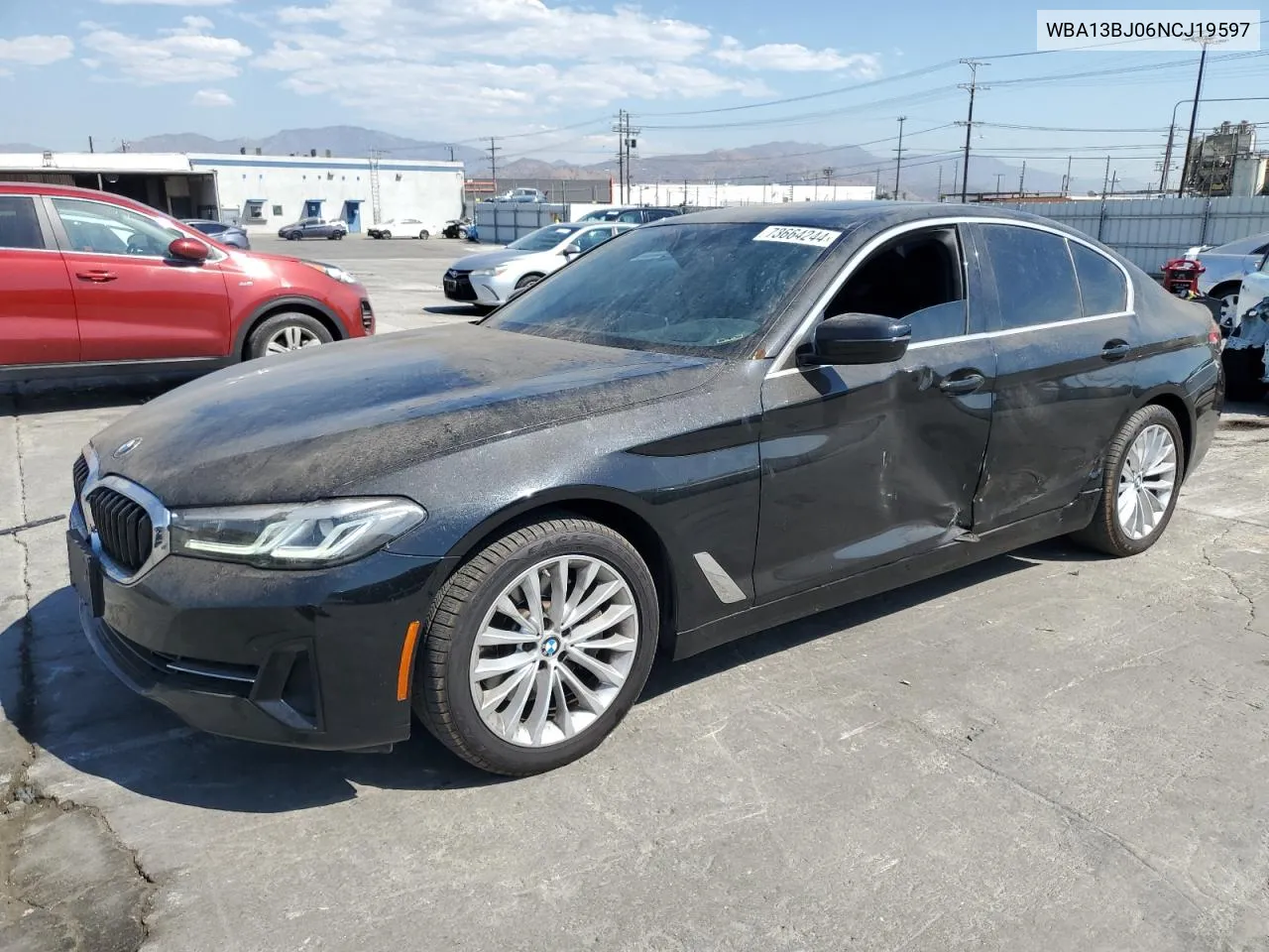 2022 BMW 530 Xi VIN: WBA13BJ06NCJ19597 Lot: 73664244