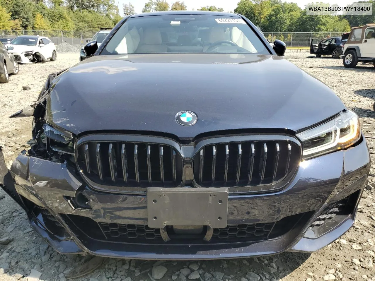 2023 BMW 530 Xi VIN: WBA13BJ03PWY18400 Lot: 69222134