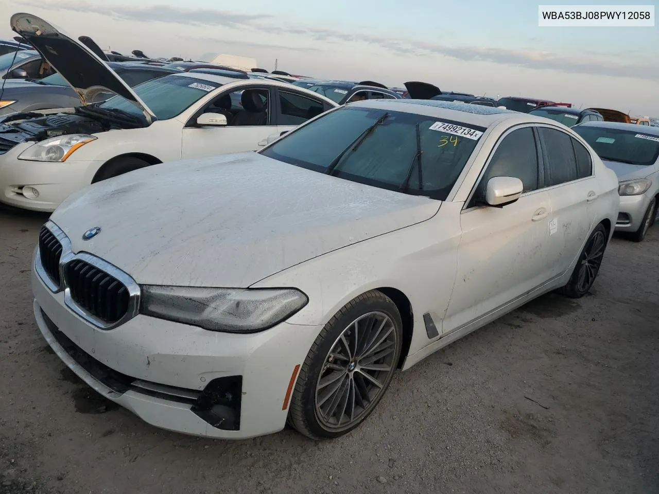 2023 BMW 540 I VIN: WBA53BJ08PWY12058 Lot: 74992134