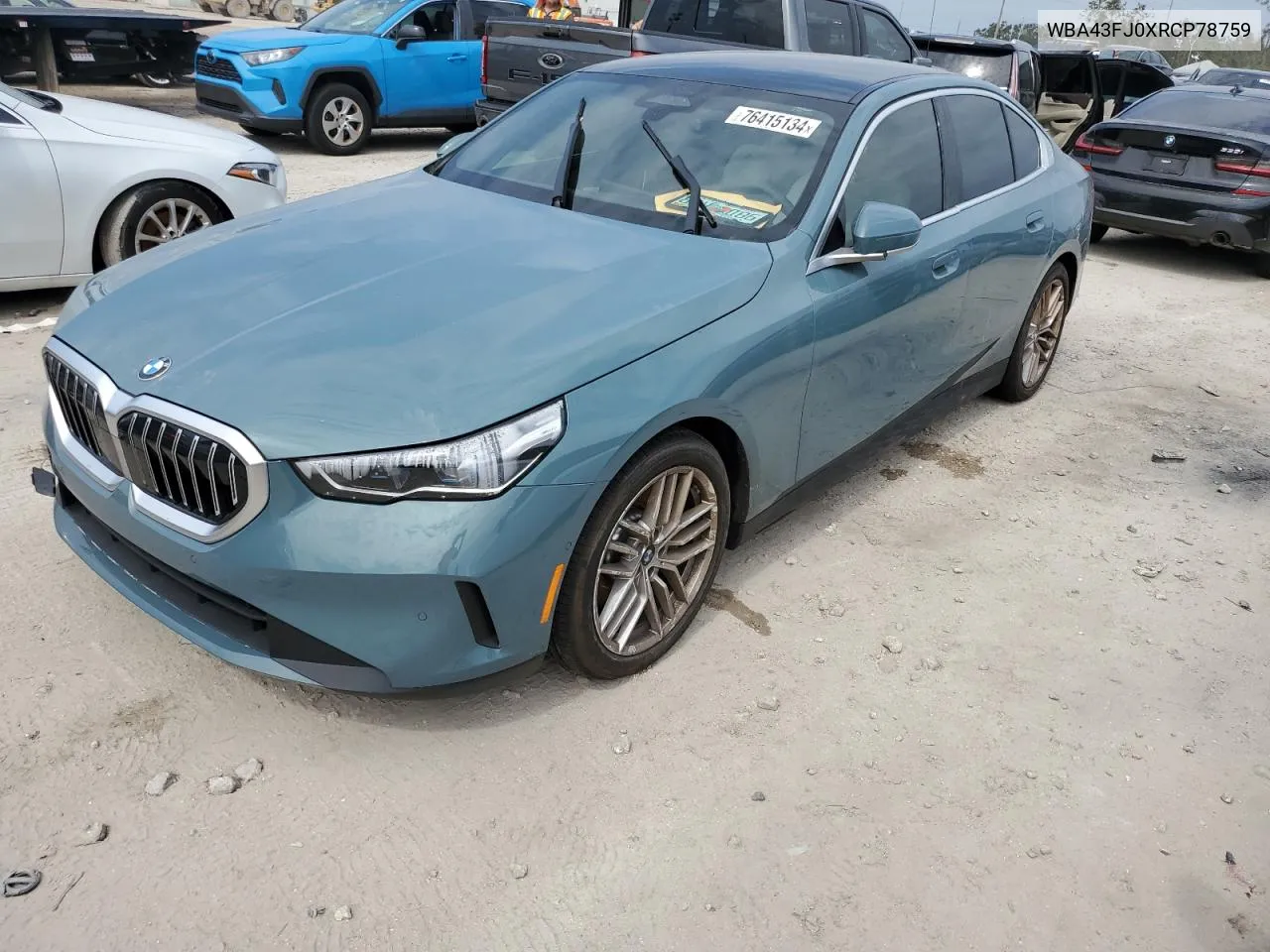 2024 BMW 530 I VIN: WBA43FJ0XRCP78759 Lot: 76415134