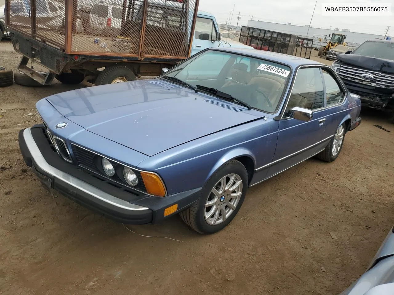 1981 BMW 633 Csi VIN: WBAEB3507B5556075 Lot: 75567824