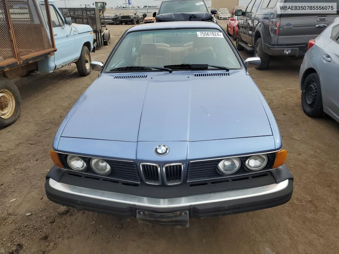 1981 BMW 633 Csi VIN: WBAEB3507B5556075 Lot: 75567824